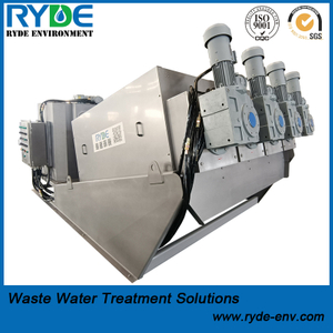RDL404 Type Large Processing Capacity China Brand Volute Dewatering Screw Filter Press Machine Sludge Separation Dehydrator