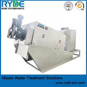 RDL352 Type Wastewater Treatment Sludge Dewatering Multi Disc Screw Press