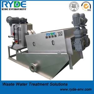 RDL202 Type Multi Disc Hydraulic Screw Press Machine for Wastewater Detwatering